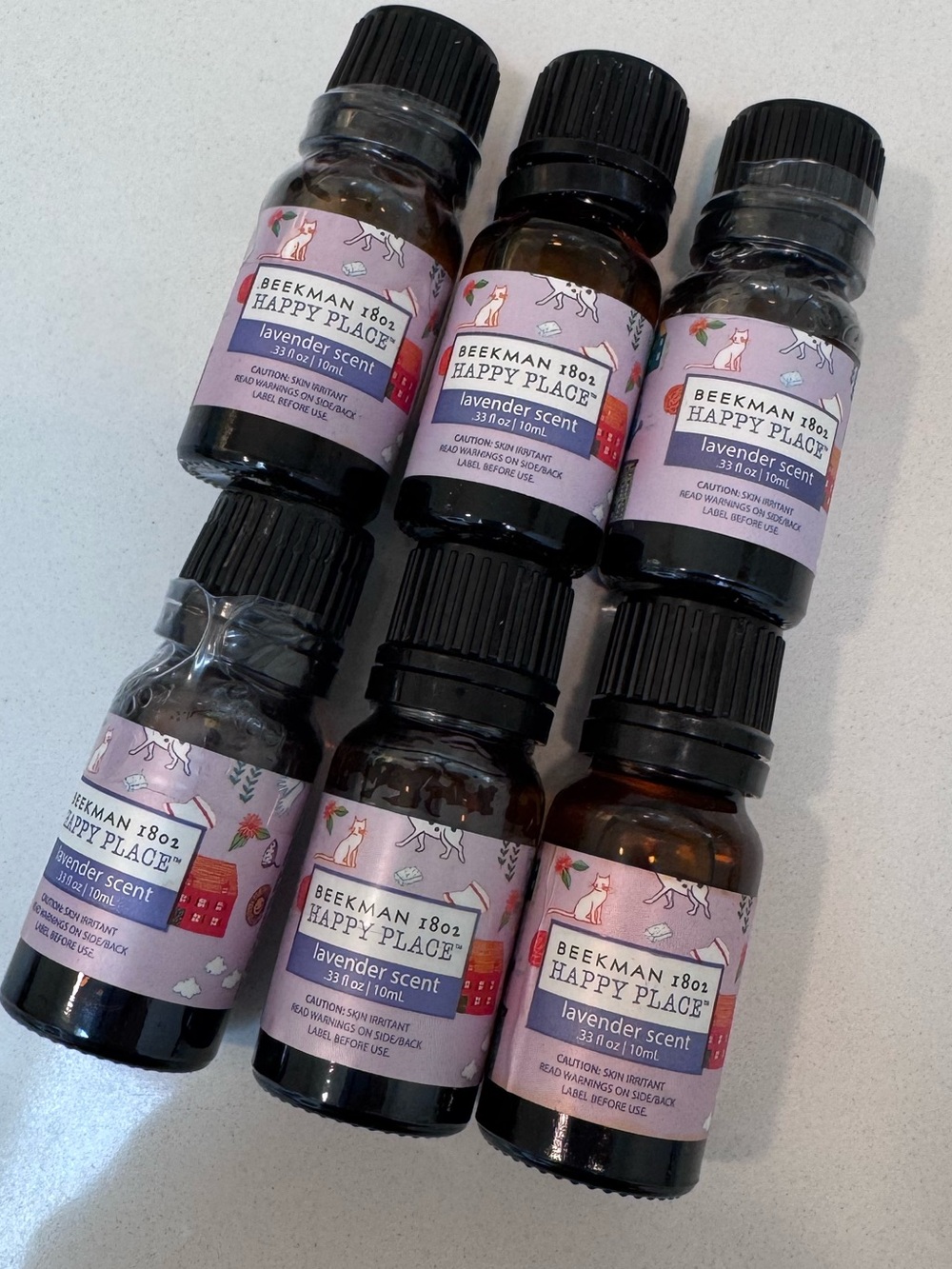 Beekman 1802 Lavender Scent Oil Bottles - 6 bottles